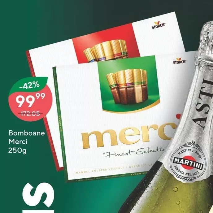 Bomboane Merci 250g