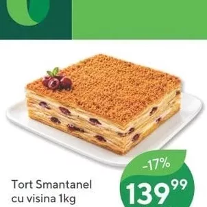 Tort Smantanel cu visina 1kg