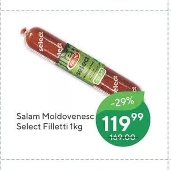 Salam Moldovenesc Select Filletti 1kg