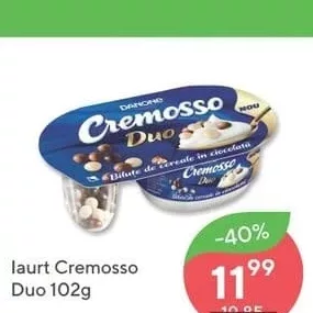 Йогурт Cremosso Duo 102г