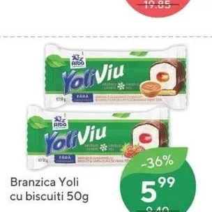 Творожок Yoli с печеньем 50г