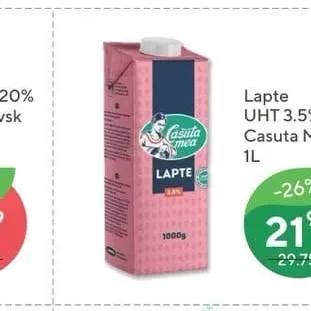 Молоко УВТ 3.5% Casuta Mea