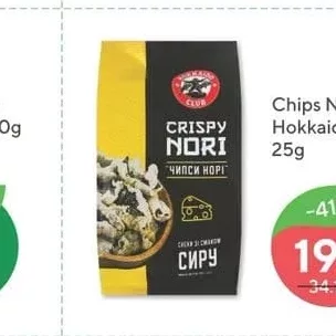 Чипсы Нори Hokkaido Club 25g