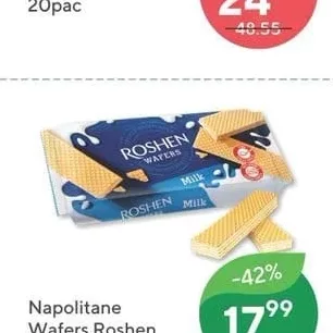 Вафли Wafers Roshen 216г