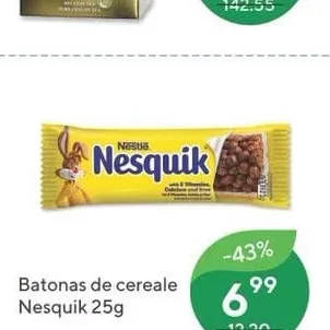 Злаковый батончик Nesquik 25г