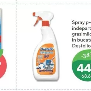 Spray p-u indepartarea grasimilor in bucatarie Destello 750ml