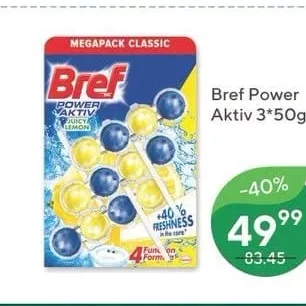 Bref Power Aktiv 3*50g