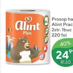 Prosop hartie Alint Practic 2str. 1buc 720 foi