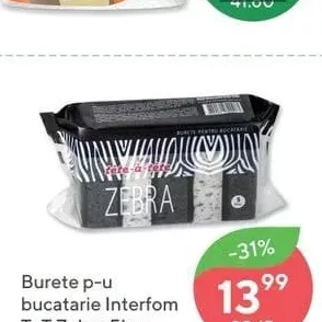 Burete p-u bucatarie Interfom TaT Zebra 5buc