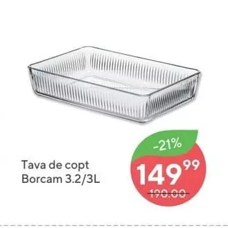 Tava de copt Borcam 3.2/3L