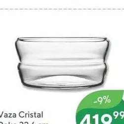 Vaza Cristal Peko 32.6 cm