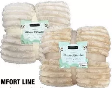 COMFORT LINE Pătură microfibră, 200 × 220 cm, 100% microfibră/poliester, diverse culori
