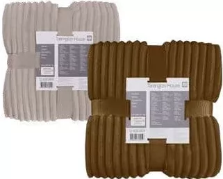 Tarrington House Pătură flanel, 150 × 200 cm, 100% poliester, diverse culori