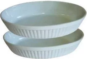 METRO Professional Tavă de copt din sticlă opală 36,5 × 23,5 × 7,5 cm