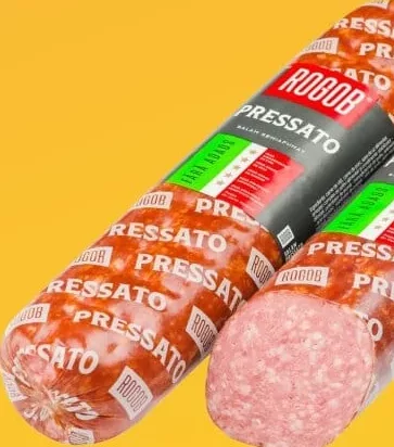 ROGOB Salam Pressato s/a, 1 kg; +15.99 L cashback (10%) în monede My Local; scanează cardul din app înainte de plată; doar produse din broșură cu preț verde la raft