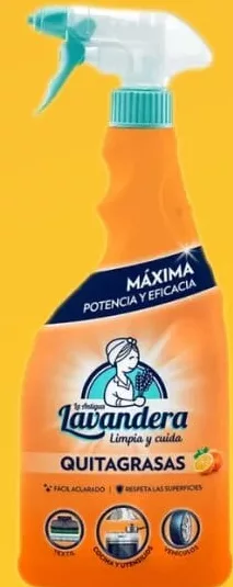 LAVANDERA Orange, spray degresant, 750 ml; cashback 10% (+5.29 L) în monede My Local; scanează cardul My Local în app înainte de plată; doar produse din broșură marcate la raft.
