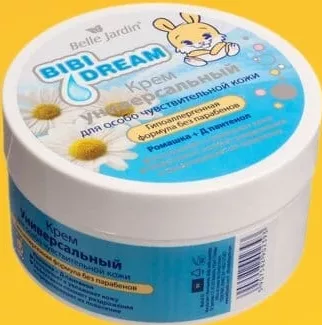 BELLE JARDIN Bibi Dream Cremă pentru copii cu romaniță, 200 ml; cashback +2.99 L (10%) în monede My Local după scanarea cardului My Local din aplicație înainte de plată; doar produse din broșură marcate la raft.