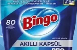 Bingo Capsule pentru mașina de spălat vase Akıllı Kapsül PRO, all-in-one, 80 bucăți