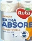 Ruta Selecta Extra Absorb Prosoape de hârtie, 3 straturi, 2 role, preț cu cardul digital CASAMEGA