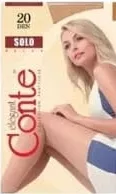 Conte Solo Colanți de damă, 20 den, bronz