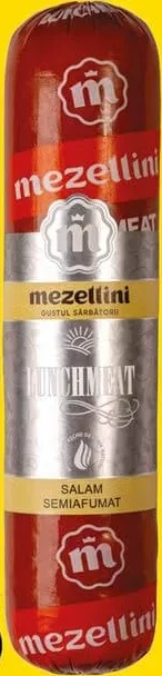 MEZELLINI Lunchmeat, salam semiafumat, preț/kg