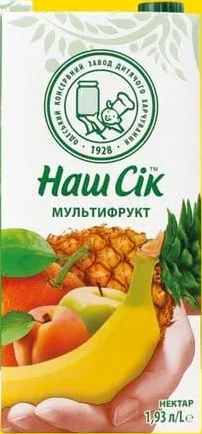 ОДЕССКИЙ «Наш Сік», nectar de mere și struguri / multifruct, 1,93 L