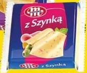 MLEKOVITA Cașcaval topit Cheddar/cu șuncă, 130 g
