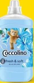 COCCOLINO Balsam de rufe Fresh Blue Splash/Sensitive Cotton Cloud, 1702 ml