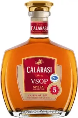 CĂLĂRAȘI Special Collection, divin IGP, 5 ani, VSOP, 40% alc., 0,5 L