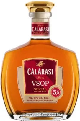CĂLĂRAȘI Special Collection, divin, 5,5 ani, VSOP, 40% alc., 0,5 L