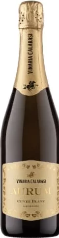 VINĂRIA CĂLĂRAȘI AURUM Cuvée Blanc, vin spumos, 0,75 L