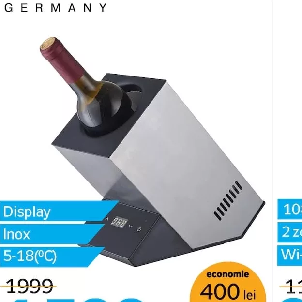 Frigider pentru vin WineCase One Inox