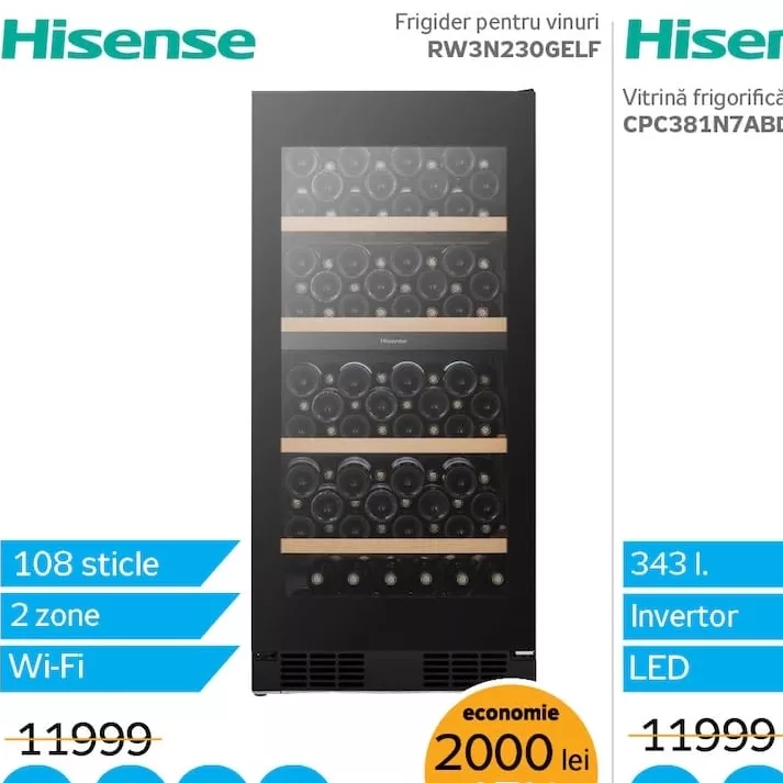 Frigider pentru vinuri RW3N230GELF