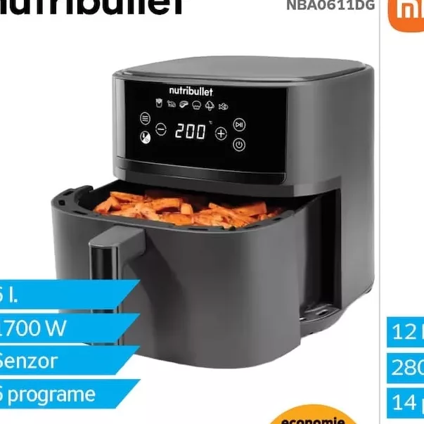 Friteuza cu aer cald NBA0611DG