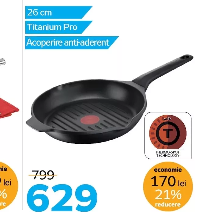 Tigaie E2324074 Delicio Grill 26cm