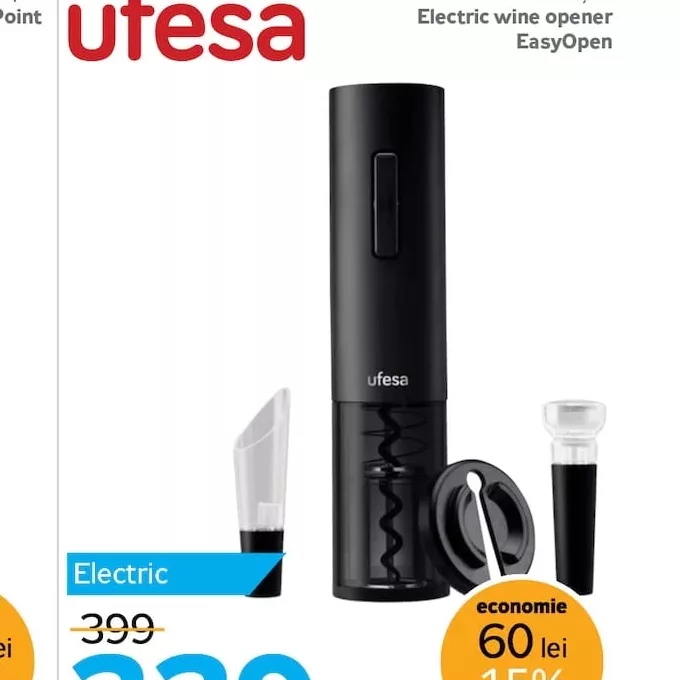 Tirbușon Electric wine opener EasyOpen