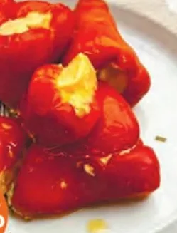 ALMITO Ardei roșii umpluți cu cremă de brânză, 1 kg
