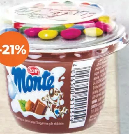 MONTE Desert choko, 70 g