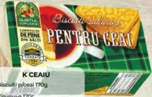 K CEAIU Biscuiți pentru ceai, 170 g