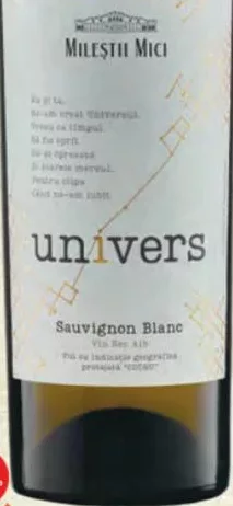 MILEȘTII MICI Vin alb sec Sauvignon Blanc IGP 0,75 l