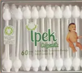 IPEK Bețișoare Organik pentru copii, 60 buc.