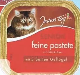 JEDEN TAG Hrană pentru pisici, 100 g; sortiment variat