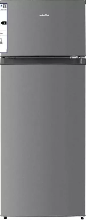 nobelTek NTS210ESS Frigider; capacitate totală netă 210 L; volum net congelator 42 litri; clasa energetică E; dimensiuni (Î × L × A) 144 × 54 × 57 cm; nivel de zgomot 40 dB; preț/bucată