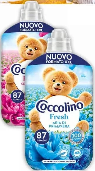 COCCOLINO balsam de rufe, diverse sortimente, 1,82 L / 87 spălări, preț/bucată
