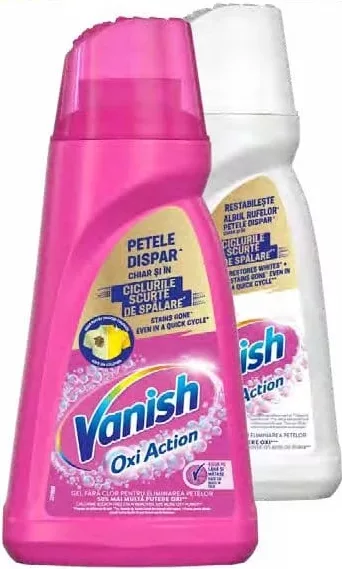 VANISH gel pentru îndepărtarea petelor, diverse sortimente, 1 L, preț/bucată