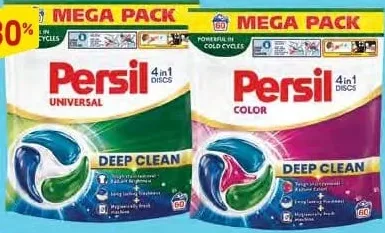 Persil detergent automat discuri pentru rufe, diverse sortimente, 60 discuri / 60 spălări