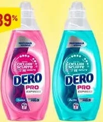 DERO Pro Express detergent lichid, Color / Activ, 1480 ml, 37 spălări