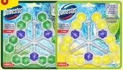 DOMESTOS bloc WC, diverse sortimente, 3 × 50 ml