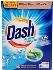 DASH detergent capsule, 60 capsule/înfoliere, preț/înfoliere