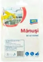 ARO mănuși pentru uz casnic, cauciuc, mărimi S, M, L, preț/înfoliere